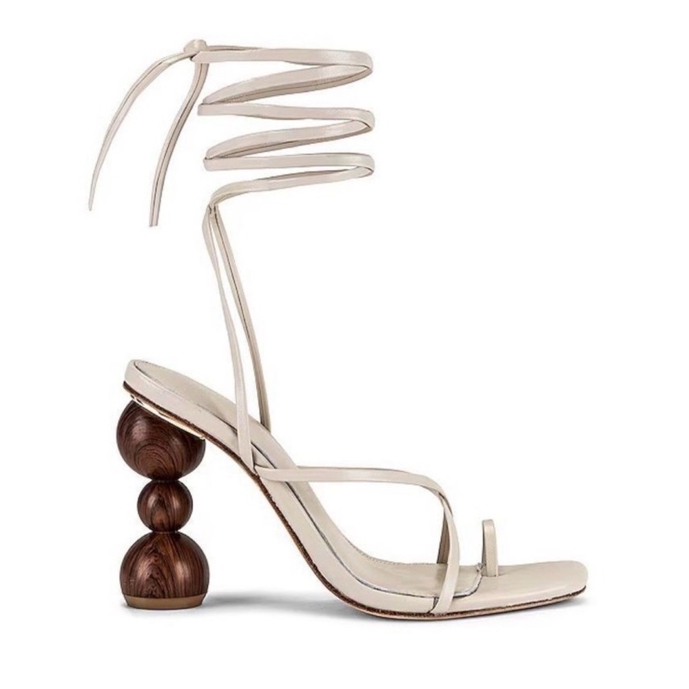 Song of Style Gelato Heel Lace-Up Sandals | Size 8.5 | Revolve